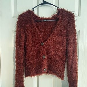 Fuzzy Wild Fable cardigan